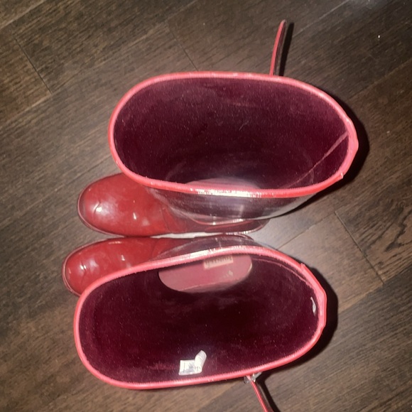 Hunter Boots Cranberry Red Size 10 authentic box included - Picture 5 of 6
